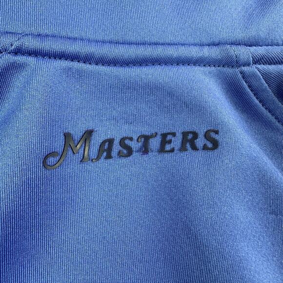Masters Tech 1/2 Zip Pullover Mens Medium Blue Purple Performance Golf Casual - Picture 9 of 9